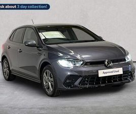 VOLKSWAGEN POLO 1.0 TSI R-LINE HATCHBACK 5DR PETROL MANUAL EURO 6 (S/S) (95 PS)
