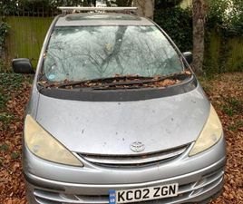 TOYOTA, PREVIA, MPV, 2002, MANUAL, 1995 (CC), 5 DOORS