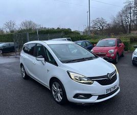 2017 VAUXHALL ZAFIRA 2.0 CDTI SRI 5DR MPV DIESEL MANUAL