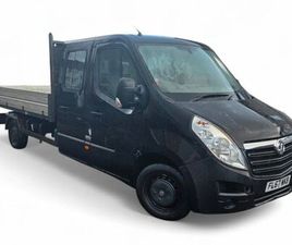 2017 VAUXHALL MOVANO 2.3CDTI L3H1 F3500 (125PS) CREWCAB TIPPER