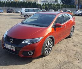 HONDA CIVIC TOURER 1.8 AUTOMAT BEZKOLIZYJNA, ZADBANA, SALON PL, FILM ŁÓDŹ WIDZEW • OLX.PL