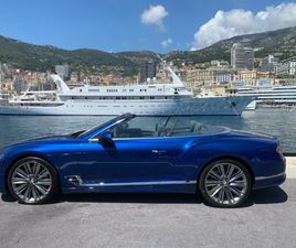 BENTLEY CONTINENTAL GTC SPEED W12