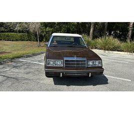 CHRYSLER LE BARON CABRIO 1983 CHRYSLER LEBARON CONVERTIBLE