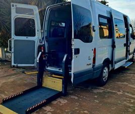 RENAULT MASTER 9 POSTI 4 CARROZZINE TRASPORTO DISABILI PEDANA ELETTROIDRAULICA