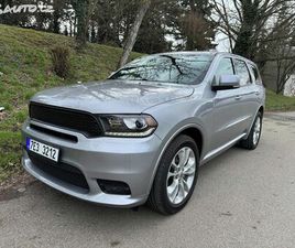DODGE DURANGO 3,6 V6 216KW, GT, AWD, 7 MÍST