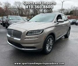 USED 2021 LINCOLN NAUTILUS RESERVE