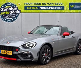 ABARTH 124 SPIDER 1.4 170K AUTOMAAT I LENTEDEALS | NAVIGATIE I CRUISE CONTROL I STOELVERWARMING I BOSE I