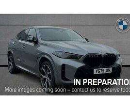 BMW X6 30D BMW X6 XDRIVE30D M SPORT 3.0 5DR
