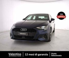 AUDI A3 SEDAN 35 TFSI S TRONIC BUSINESS ADVANCED DEL 2022 USATA A ROMA