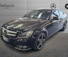 MERCEDES-BENZ CLASSE C COUPÉ 250 CDI COUPÉ AVANTGARDE DEL 2012 USATA A PESCARA