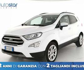 FORD ECOSPORT 1.0 ECOBOOST 125 CV TITANIUM DEL 2021 USATA A ROMA