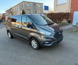 ② DOUBLE CABINE AUTOMATIQUE FORD CUSTOM 20TDCI 2018 106000KM E — CAMIONNETTES & UTILITAIRES — 2EMEMAIN