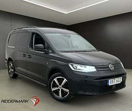VOLKSWAGEN CADDY MAXI BLACK EDT COCKPIT VÄRM CARPLAY MOMS