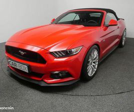 FORD MUSTANG CONVERTIBLE 5.0 V8 GT 421 BVA PAS DE MALUS -CAM-SIEGES CHAUFFANTS & VENTILE-GPS-DEMA...