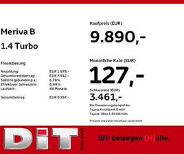 OPEL MERIVA B 1.4 TURBO INNOVATION SITZHZG KLIMA