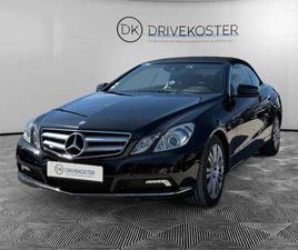 MERCEDES-BENZ E 350 CABRIOLET E 350 CDI FAP BLUEEFFICIENCY - BVA G-TRONIC CABRIOLET - BM 207 EXECUTIVE - BVA PHASE 1