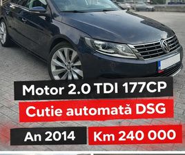 * PASSAT CC 2014 MOTOR 2.0 TDI 177 CP AUTOMAT PANORAMIC