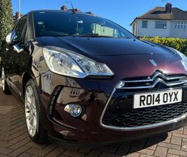 CITROEN, DS3, CONVERTIBLE, 2014, MANUAL, 1598 (CC), 3 DOORS
