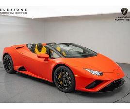 USED 2022 LAMBORGHINI HURACAN EVO SPYDER RWD
