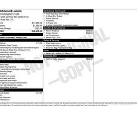 USED 1998 CHEVROLET LUMINA BASE