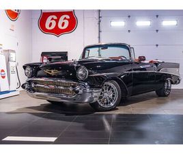 PROFESSIONALLY RESTORED AND UPGRADED 1957 CHEVROLET BEL AIR CONVERTIBLE RESTO-MOD
