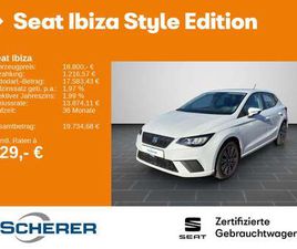 SEAT IBIZA SEAT IBIZA 1.0 TSI STYLE LED FULL LINK KAMERA