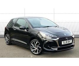 2018 DS AUTOMOBILES DS 3 1.2 PURETECH BLACK LEZARD 3DR PETROL HATCHBACK HATCHBACK PETROL MANUAL