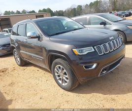 JEEP GRAND CHEROKEE 2017 JEEP GRAND CHEROKEE OVERLAND 4X4