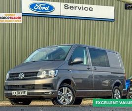 VOLKSWAGEN TRANSPORTER CREW CAB SWB L1H1 HIGHLINE T32 AIR CON ALLOYS SENSORS EURO 6 NO VAT