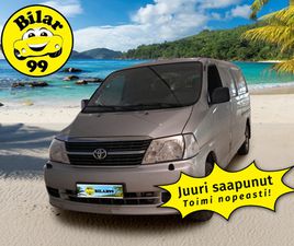 TOYOTA HIACE 2,5 D-4D 4WD 117 5OV PITKÄ *ALV / MERKKI HUOLLETTU / 1.OM / KOUKKU* - SUOMI-AUTO / HUIPPU HUOLTOHISTORIA!