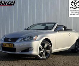 LEXUS IS IS 250C LEXUS IS CABRIOLET, 250C LUXURY CABRIO 6CIL AUTOMAAT NL AUTO LEDER PDC CAMERA CRUISE BOEKJES AANWEZIG