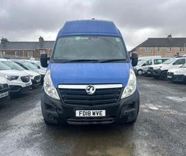 2018 VAUXHALL MOVANO 2.3 CDTI BITURBO H3 VAN 145PS BI-TURBO BLUINJN EURO6 START-STOP PANEL VAN ...