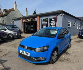 2016 VOLKSWAGEN POLO 1.0 S 5DR [AC] HATCHBACK PETROL MANUAL
