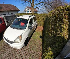 YARIS VERSO FÜR EXPORT ODER ERSATZTEILE, LÄUFT