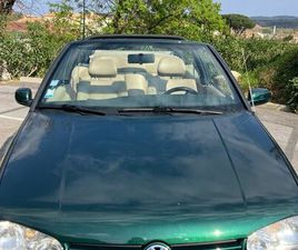 GOLF 4 CABRIOLET 2L ESSENCE BOÎTE AUTOMATIQUE CARAT