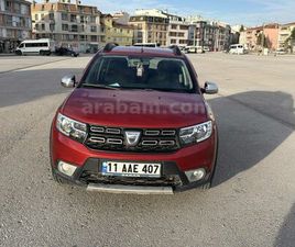 SAHIBINDEN DACIA SANDERO 1.5 DCI STEPWAY 2016 MODEL ESKIŞEHIR 117.000 KM KIRMIZI - 38901448 | ARABAM.COM