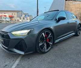 AUDI RS6 AVANT 4.0 TFSI 600 QUATTRO CARBON NÏGHT VISION / TÊTE HAUTE/ CAM 360/ CÉRAMIQUE/ T.O 3D B&G
