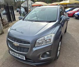 2013 CHEVROLET TRAX VCDI LT AWD HATCHBACK DIESEL MANUAL