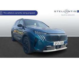 2025 PEUGEOT 5008 1.2 HYBRID 136 GT 5DR E-DSC6 HATCHBACK PETROL AUTOMATIC