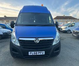 2019 VAUXHALL MOVANO 2.3 CDTI BITURBO H3 VAN 145PS BLUINJN 145BHP STARTSTOP EUR06 ULEZ PANEL VAN...