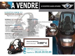 ANNONCE SCOOTER BMW C1 125