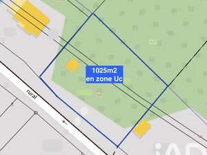Vente Terrain 1 025 m²