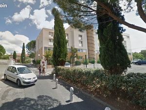 Montpllier Euromédcine  joli T1 meublé 24 m² au rez-de-chaussé  d'un résidence sécurisé