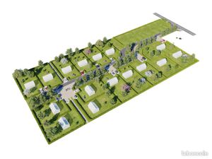 Terrain 900 m² Manneville Sur Risle