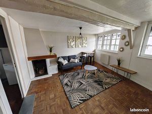 Grand duplex 49m² utiles meublé dans immeuble classé Eau de Robec