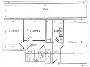 Appartement 3 pièces 65 m²