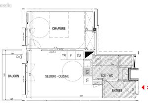 T2 Neuf 40m² - Livraison Immédiate - 0 Frais d'agence - Vue Défense - 10min Paris