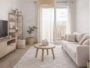 Appartement 3 pieces meublé (1 chambre + 1 bureau)  59m2 avec terrasse  stationnement - Co