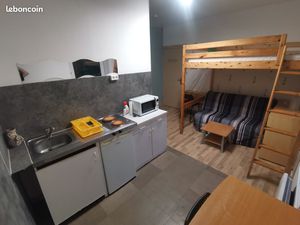 Studio meublé rez de chaussée rue Inkermann