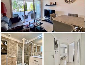 Appartement 2 pièces meublé avec terrasse  garage et piscine